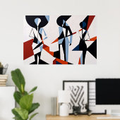 Formen im Dialog Poster (Heimbüro)