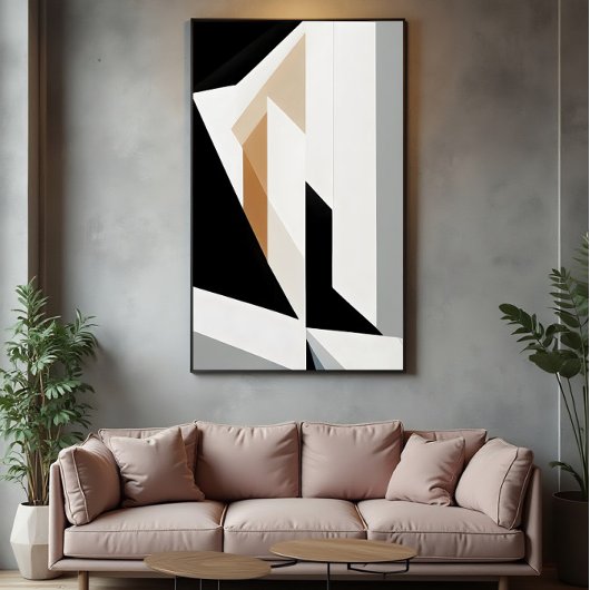 Formen im Gleichgewicht Leinwanddruck