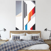 Formen in Bewegung Leinwanddruck (Insitu (Schlafzimmer))