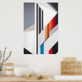 Formen in Bewegung Poster (Küche)