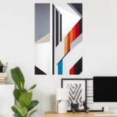 Formen in Bewegung Poster (Heimbüro)