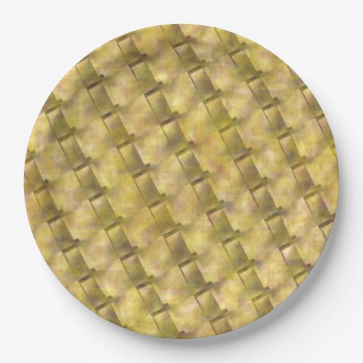 Formen in hellbraun, hochgealtert oder schmutzig. pappteller (Vorderseite)