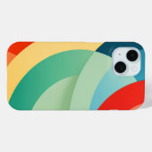 Formen in hellen Farben Case-Mate iPhone Hülle (Rückseite (Horizontal))