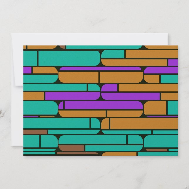 Formen in Retrofarben (Vorderseite)