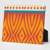 Formen in Retrofarben Fotoplatte (Seite)