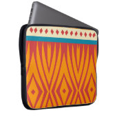 Formen in Retrofarben Laptopschutzhülle (Vorne Rechts)