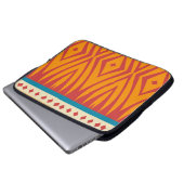 Formen in Retrofarben Laptopschutzhülle (Vorne Knopf)