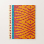 Formen in Retrofarben Puzzle (Vertikal)