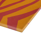 Formen in Retrofarben Schneidebrett (Ecke)