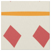 Formen in Retrofarben Stoff (Nahaufnahme)