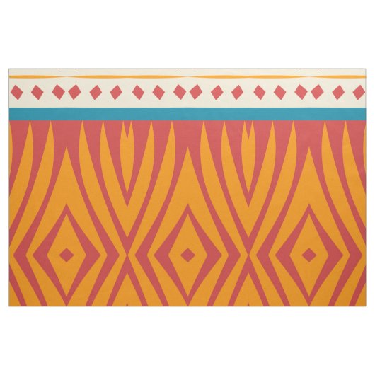 Formen in Retrofarben Stoff (Yard (91,4 cm))