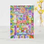 Formen Karte (Gelbe Blume)