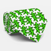 Formen - Martian Grn und Black on Wt Krawatte (Gerollt)