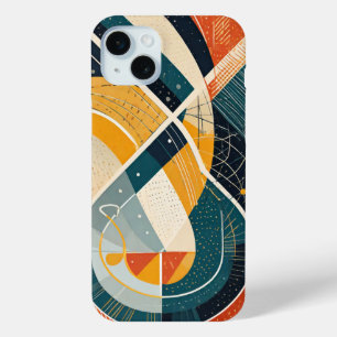 Formen mit Farbpunkten und Streifen Case-Mate iPhone Hülle