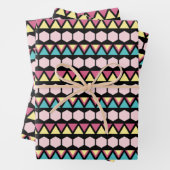 Formen Muster Geschenkpapier Set (Beispiel)