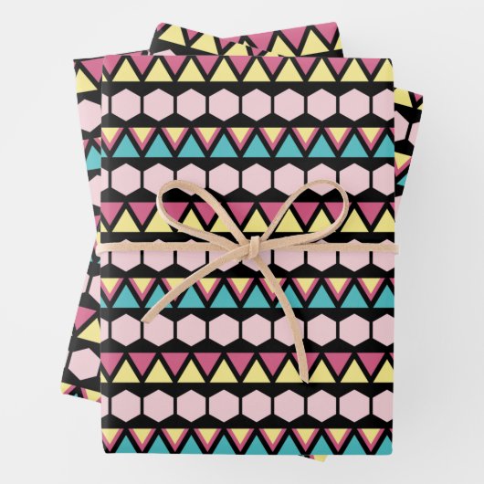 Formen Muster Geschenkpapier Set (Beispiel)