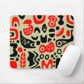 Formen - On Light Khaki Mousepad (Mit Mouse)