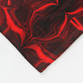 Formen, "rote Striche schwimmen" auf dunklem Hinte Fleecedecke (Ecke)