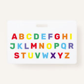 Formen und Alphabete Ausweis (Rückseite)