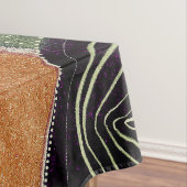 Formen und Blätter abstrakter geometrischer Kreise Tischdecke (Beispiel)