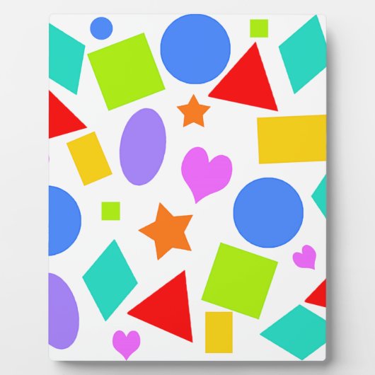 Formen und Farben Fotoplatte (Vorderseite)