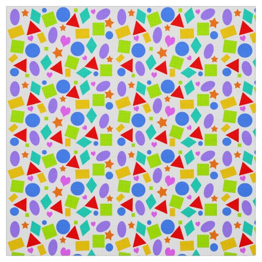 Formen und Farben Stoff (Muster)