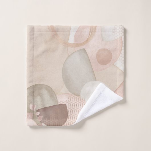 Formen und Muster Abstrakt Badhandtuch Set (Waschlappen)