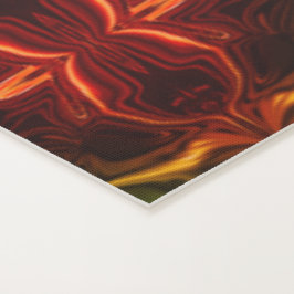 Formen von "roten Linien schwimmen" auf grünem Hin Yogamatte