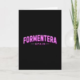 Formentera Spanien Learic Inseln Urlaub Sommerferi Karte