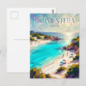 Formentera Spanien Postkarte (Vorne/Hinten)