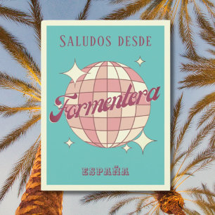 Formentera Spanien Urlaub Retro Postkarte