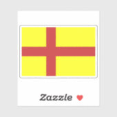 Former flag of the Orkney Islands, Scotland Aufkleber (Blatt)