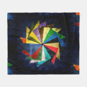 Formfehler des Pinrads Fleecedecke (Vorderseite (Horizontal))