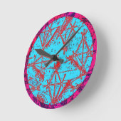Formica Moon, Formica Sky Runde Wanduhr (Winkel)