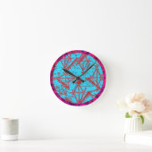 Formica Moon, Formica Sky Runde Wanduhr (Zuhause)