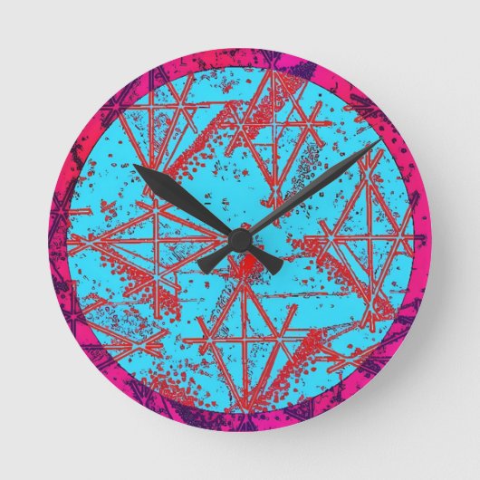 Formica Moon, Formica Sky Runde Wanduhr (Vorderseite)