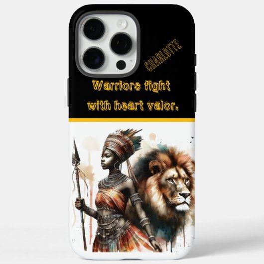 Formidabler Krieger Case-Mate iPhone Hülle (Rückseite)