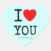 Formkleber Herz-Aufkleber (Vorderseite)