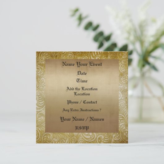 Förmliche Aufforderung - SRF Einladung (Stehend Vorderseite)