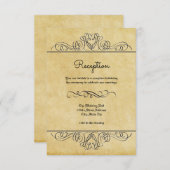 Förmliche Blüh - Empfang Einladung (Vorne/Hinten)