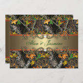 Förmliche Camouflage Hochzeitseinladungen 12x18 Einladung (Vorne/Hinten)