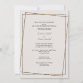 Förmliche, neutrale Einladung beider Eltern (Vorderseite)