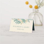 Förmliche Personalisierte geflochtene Platzkarte (Rückseite)