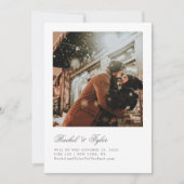 förmliche Verlobung Save the Date Einladung (Vorderseite)