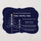 Förmliche Weihnachtsfeiertage im Unternehmen Einladung (Vorne/Hinten)