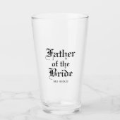 Formlicher Vater der Bride Tumbler Glass (Vorderseite)