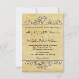 Förmliches Blüh Papier-3x5Hochzeit Einladung