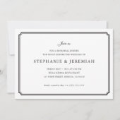 Förmliches Probe Einladung (Vorderseite)