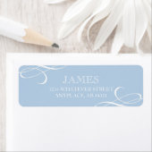 Förmliches Pulver Blue Aqua Rücksendeadresse (Insitu)