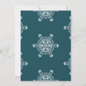 Förmliches WeihnachtsParty Einladung (Rückseite)